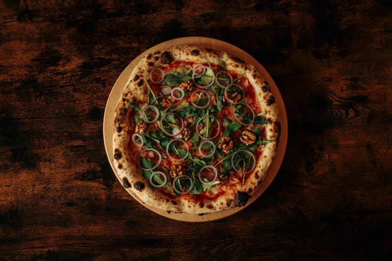 Truffle Mushroom artisan pizza